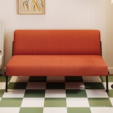 沙發小戶型陽臺迷你現代出租房小沙發簡易服裝店單人雙人客廳沙發 SJTA, 貓抓皮米白,單人