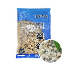 냉동 자숙 재첩살 제첩 재첩국 조개살, 1개, 500g