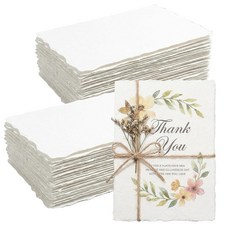 ANSSDO 100 Sheets Watercolor Paper 160 GSM 5 x 7 inch White Textured Deckled Edge Ideal for, ANSSDO 100 Sheets Watercolor P