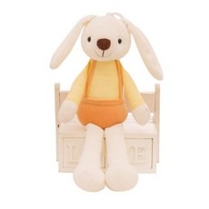 네이처타임즈 귀여운 토끼 인형, 60cm, 옐로우, 1개