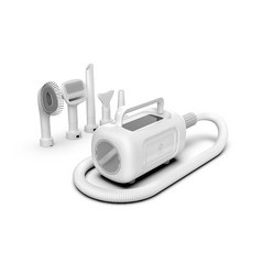 GULIGULI 寵物吹吸護理機 頂配 白灰, 1個