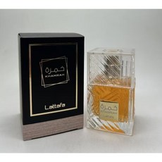 Lattafa Khamrah Qahwa 古龍香水 100ML, 1個, 紙盒黑色50ml