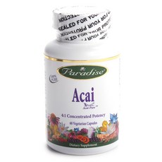 Paradise Herbs 巴西莓素食膠囊, 60顆, 1罐