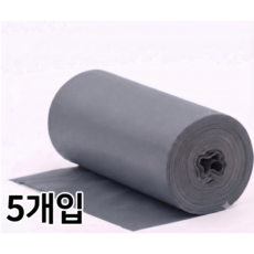 발산코퍼레이션 PVC 보온매직테이프 배관마감 단열제 배관 보온 보냉 마감용 회색, 5개