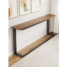 틈새 선반 침대 쇼파 폭좁은 협탁 안방 책장 테이블 블랙월넛+블랙 100x20x80, 내추럴우드+화이트 120x15x80