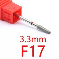 쉬운 네일 33 가지 유형 다이아몬드 파인 드릴 매니큐어 용 밀링 커터 로터리 비트 큐티클 클린 액세서리, 14 F17