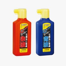 타지마 먹통용 먹물 PSS2-180 얼지 않는 잉크 먹줄 먹선 마킹 주황 청색 236g