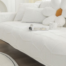 쇼파 패드 사계절 미끄럼 방지 소파 패드 거실 3인용 4인용, 그린