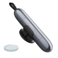 PUEZOKLY 자동차 창문 브레이커 키체인 안전벨트 커터 자동차 안전 해머 미니 비상 자동차 탈출 도구 윈도우 해머 안전벨트 커터 인명 구조 생존 키트 실버 스몰