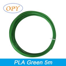 3D 펜 필라멘트 플라 플라스틱 1.75mm 목재 탄소 섬유 실크 대리석 글로우 그레이 화이트 블랙 레드 그린 블루 옐로우 리필, PLA Green 5m