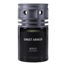 스윗아머 프리미엄 차량용방향제 SAC10 150ml 컵홀더거치형 자동차디퓨저, 메탈그레이 / 보스코, 1개