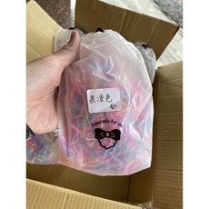 一次性橡皮筋家庭號 2000條, 果凍色, 1個