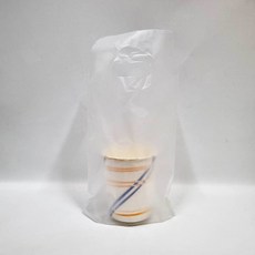 캐리어비닐 테이크아웃 투고 커피포장 포장봉투 1구 200매 HDPE, 1개, 200개입