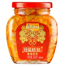 烏江榨菜瓶裝榨菜 微辣口味 清脆爽口 開胃解膩 佐餐良伴, 300g, 1套