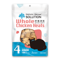 Zimple 呼嚕凍乾 貓零食, 1個, 鮮雞心-40g