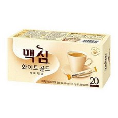 Korean Coffee Maxim 프리미엄 인스턴트 맛 커피 믹스 스틱 20개 모카 골드 마일드 229927
