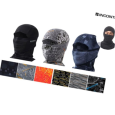 인콘트로 입체 기모바라클라바/일체형/스포츠용마스크, 민자검정