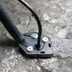 Xilla 鋁合金側柱加大底座 - RTS135/RTSR 165/RCS Moto/Racing S 適用, 1個, 新款 2023 RCS Moto 150,鋁合金加大底座+銀色沉頭墊片*3+螺絲