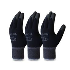 나이텍스 커플 / 방한용 두툼한 기모 장갑 M/L/XL, M, 3개, 블랙