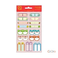 세모네모 스티커 인덱스 스티커3 SS 다이어리꾸미기 스크랩북 메모정리 1개입