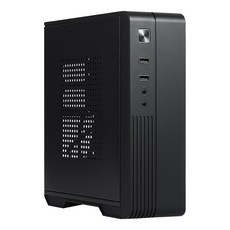 MX02 미니 ITX 컴퓨터 케이스 HTPC 호스트 섀시 USB2.0 ITX 인클로저 사무용 산업용 제어 섀시, 하나, 검은 색, 1개