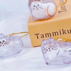 반려동물 털 보관 캡슐 키링 고양이 수염 유골 함 메모리얼, 1개, GFarm  냥품키링 샴냥