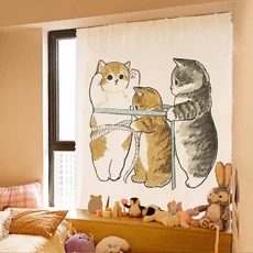 욕실파티션 물막이쫄대 접이식 샤워 커튼 방수 욕실 파티션 습식 및 건식 분리 흡입 컵 장식, 04 150x180cm, 31)H, 1개