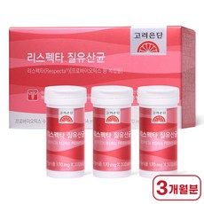 고려은단 리스펙타 질유산균, 1개, 90회분
