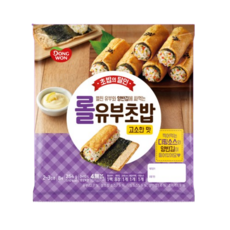 동원 초밥의 달인 롤 유부초밥 고소한맛, 2개, 508g