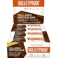 防彈膠原蛋白棒巧克力餅乾麵團 12 條, 480g, 1個