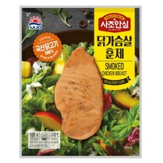 대림냉장 안심닭가슴살 훈제, 100g, 15개