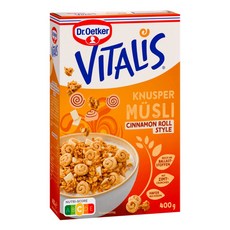 닥터외트커 Dr. Oetker 뮤즐리 크런치 비탈리스 시나몬 롤, 1개, 400g