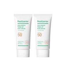 리얼베리어 시카 그린 톤업 선크림 SPF 50+ PA++++ 50ml 2개