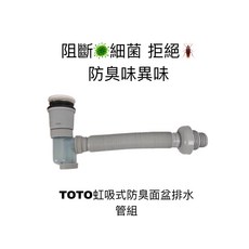 防臭面盆排水管組 可伸縮透明視窗, 白色