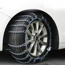 고강도 사슬체인 화물차 차량용 쇠사슬 스노우체인 SUV 전차종 포터 월동 승용차 체인 용달, 2개
