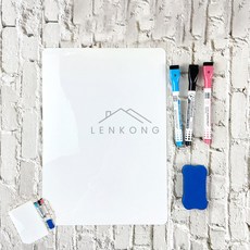 오렌콩 A3 고무 자석 화이트보드 붙이는자석보드 자석칠판시트지 붙이는화이트보드