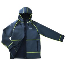 SAEKODIVE 防風防寒連帽外套 - 紫玉蘭, M-黃色縫線