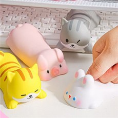 미구잡화 손목 보호 쿠션 스트레스볼, 회색야옹이