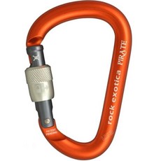 Rock Exotica Pirate Screw-Lock HMS 梨形有鎖鉤環/大D勾環 C1 S/C1 S-B, 橘色 C1 S, 1個