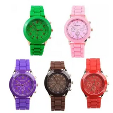랜덤발송 대형 학생용 패션 손목 시계 실리콘 젤리 밴드 키즈 주니어 아동 어린이 공용 시게 다이얼 아날로그 캐주얼 스포츠 선물 패션시계 학생시계 실리콘시계 젤리시계