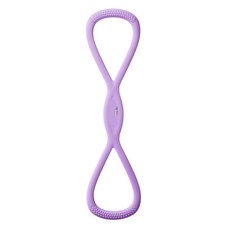 8 형상 피트니스 저항 밴드 암 백업 트레이너 고무 로프 트레이너는 필라테스 운동, 블루 25파운드