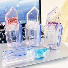 3D 당근칼 투명 글리터 피젯 토이 나이프 돌리기, mps288 랜덤발송
