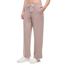 Zobha Women's 30\" Wide Leg Sonia Relaxed Fit Pocket Pant Heathered French Roast Small