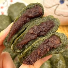 WW 쑥향 가득 밥알찹쌀떡 50g x 20개입 (개별포장) 소포장 말랑쫀득 달콤한 팥앙금 간식