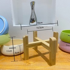 寵物碗 陶瓷碗 貓咪 狗狗 食盆 防打翻 慢食 喝水碗 貓糧 狗糧 食碗, 1個, 實木碗架