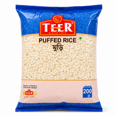 Teer Puffed Rice Muri 퍼피드 라이스 쌀과자 뻥튀기, 1개 1개