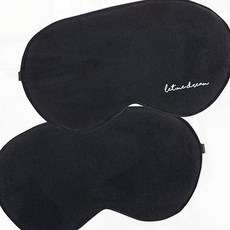 수면안대 눈가리개 암막 가리개 블랙 여행용 휴대용 안구 커버 숙면용, 1개, 1매입