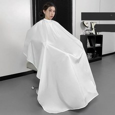 컷트 커트보 미용실 염색 휴대폰 요들가운 바버샵 미용 셀프 드라이보 미용가운 이발가운, (화이트)