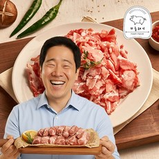 하늘돼지 국내산 도드람한돈 생오돌뼈 2kg 캠핑 구이용 1등급 이상 돼지고기 (냉동), 1개