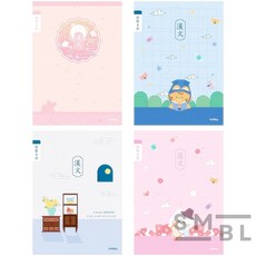 초등학교노트 한문노트 8칸, 남아랜덤1개